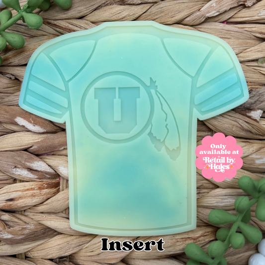 University of Utah Utes Jersey Insert Freshie Mold