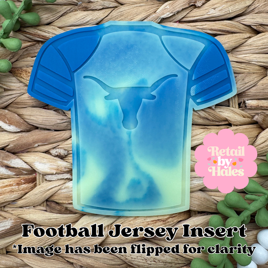 Longhorn Football Jersey Insert Freshie Mold