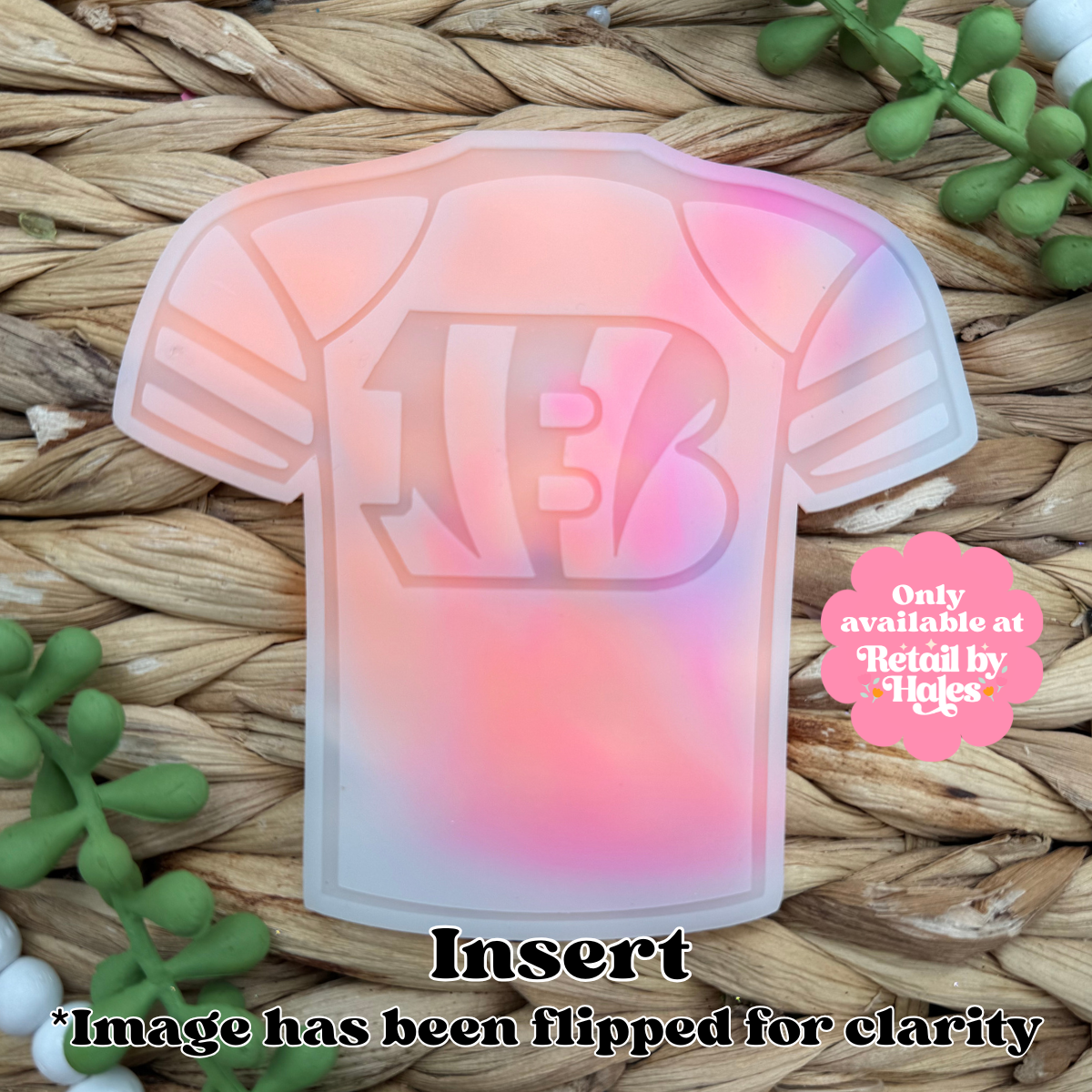 Bengals Jersey Insert Freshie Mold