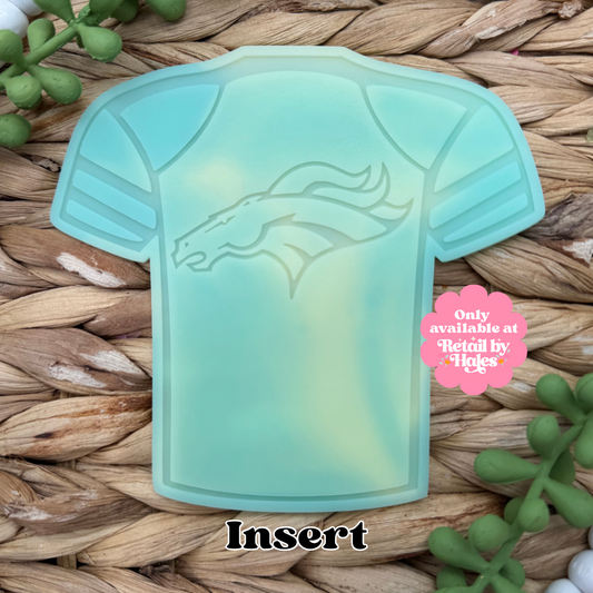 Broncos Jersey Insert Freshie Mold