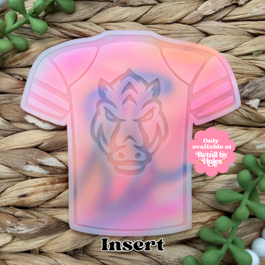 Razorback Arkansas Jersey Insert Freshie Mold