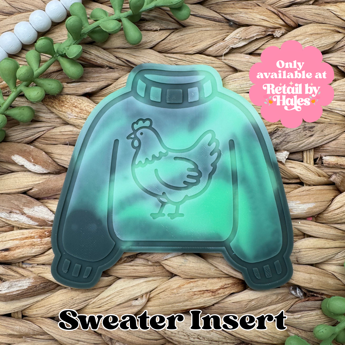 Chicken Sweater Insert Freshie Mold