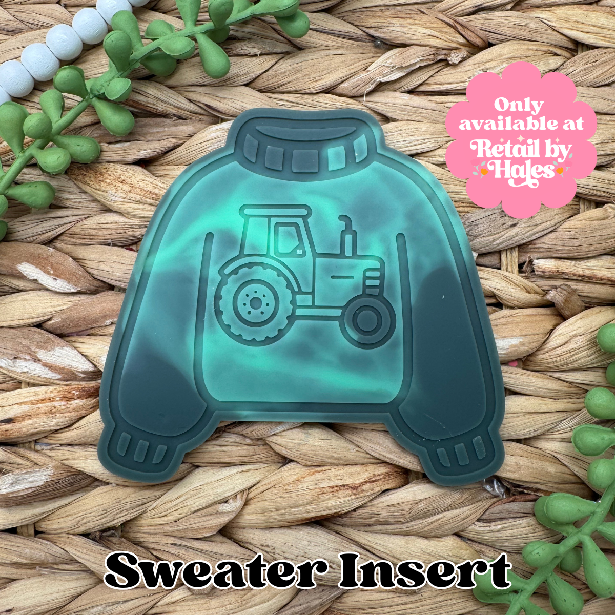 Tractor Sweater Insert Freshie Mold