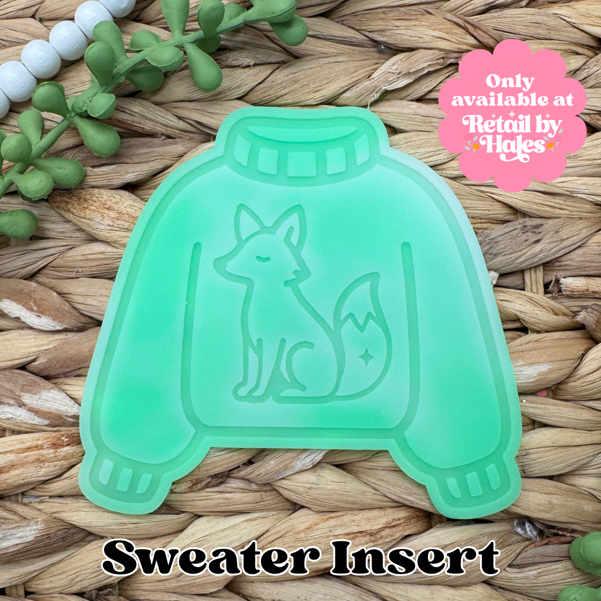 Fox Sweater Insert Freshie Mold