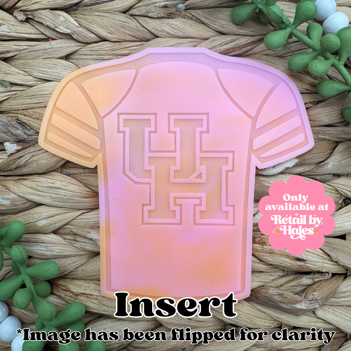 University of Houston Jersey Insert Freshie Mold Chiefs