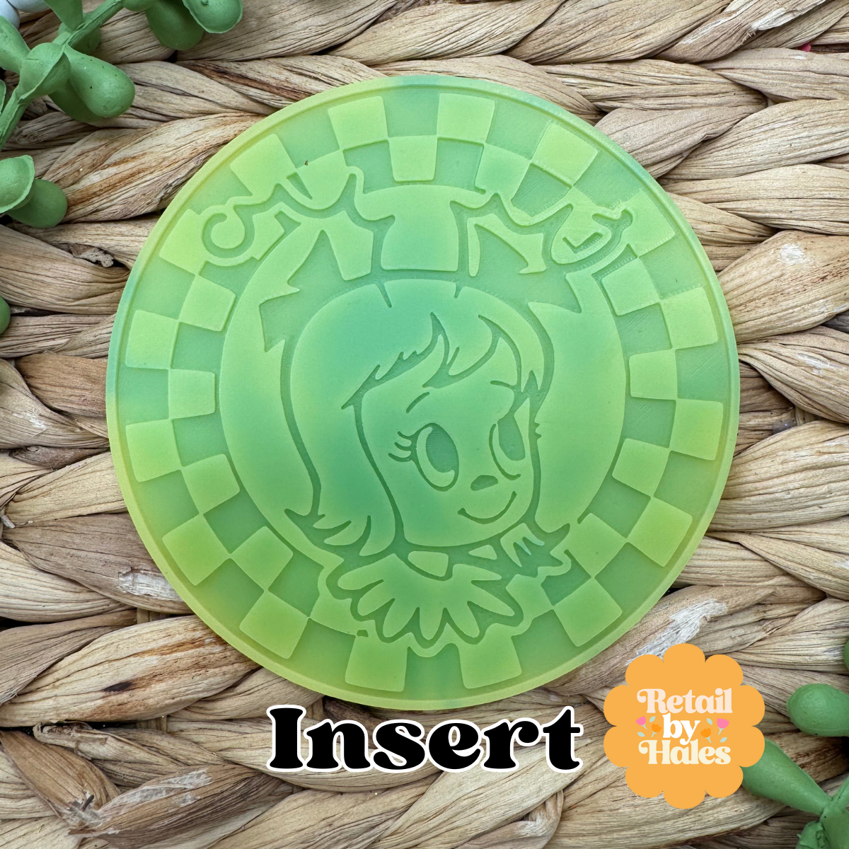 Cindy Lou Round Insert for Circle Freshie Mold