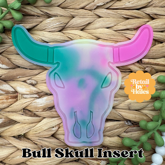 Plain Bull Skull INSERT Freshie Mold