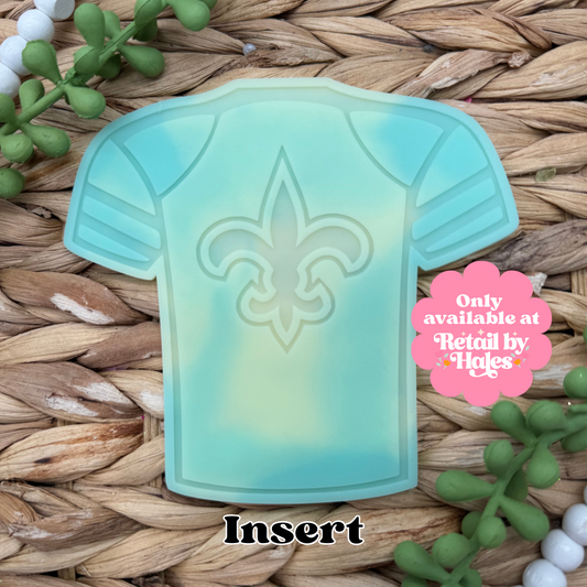 Saints Jersey Insert Freshie Mold