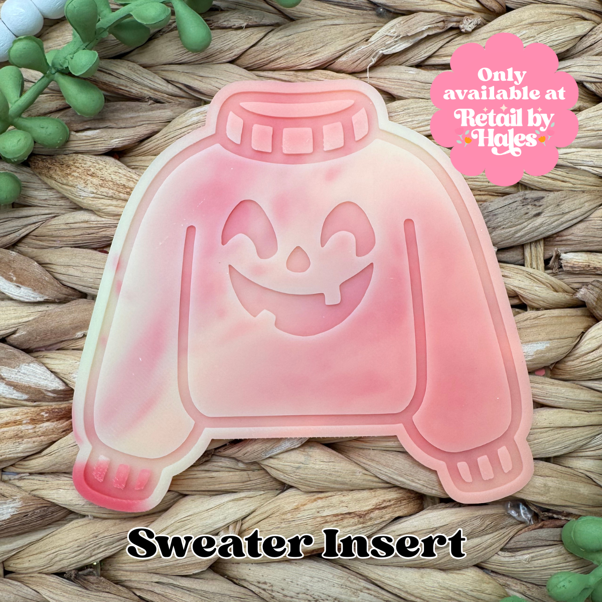 Jack-O-Lantern Sweater Insert Freshie Mold
