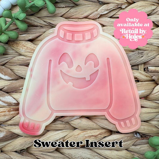 Jack-O-Lantern Sweater Insert Freshie Mold