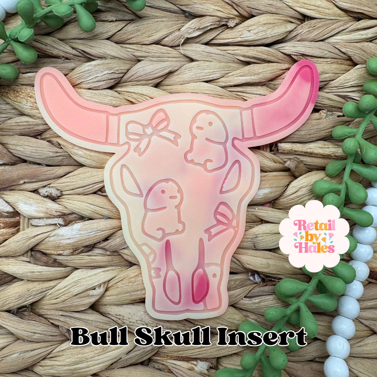Baby Peen Bull Skull INSERT Freshie Mold