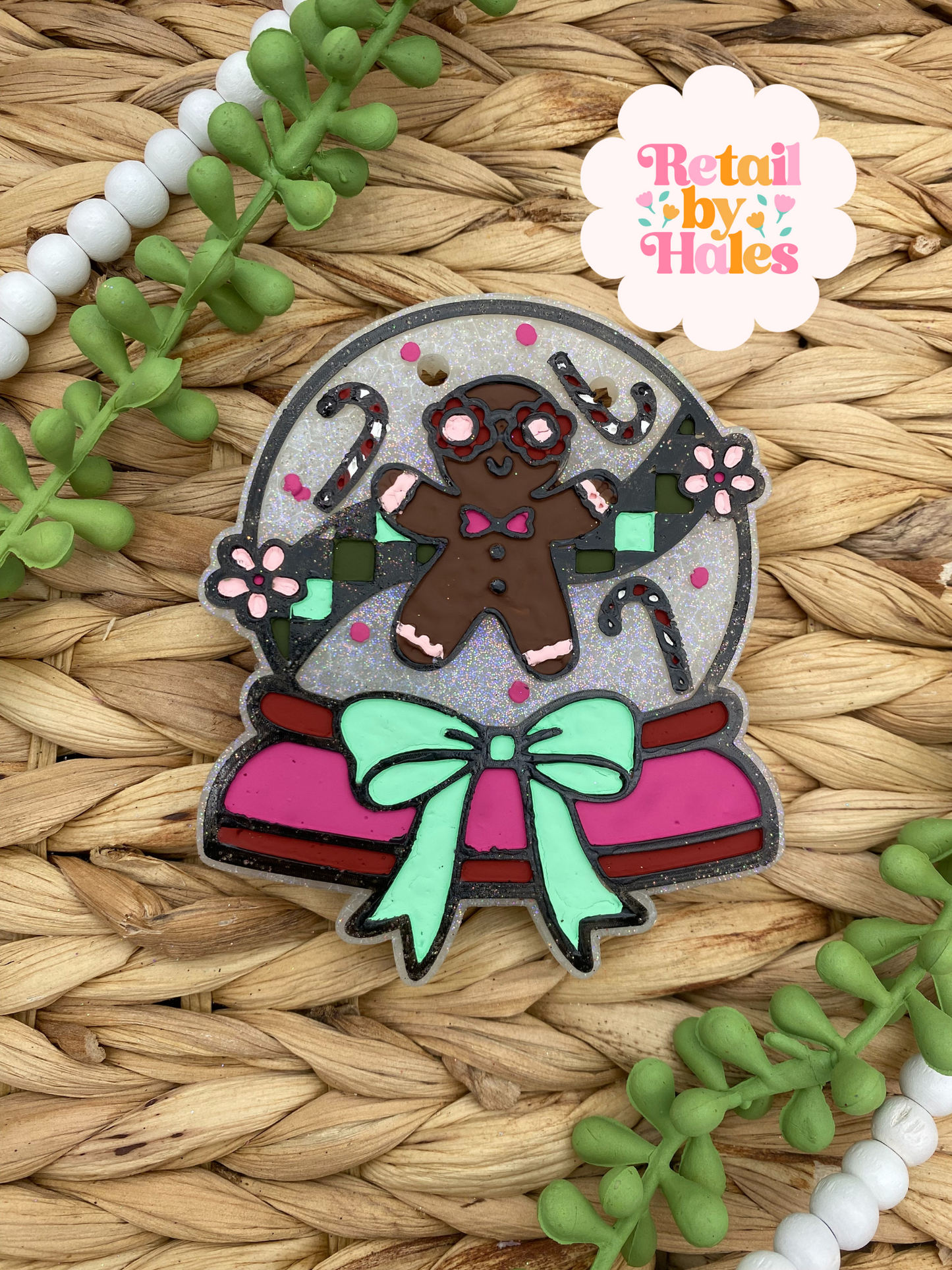 Gingerbread Man Snowglobe Insert Mold