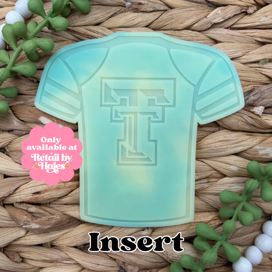 Texas Tech Jersey Insert Freshie Mold