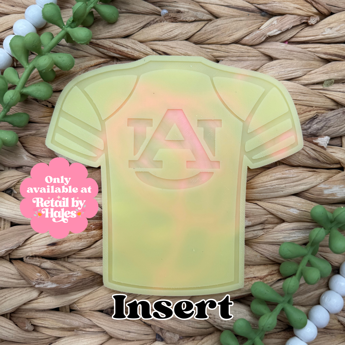 UA Auburn Jersey Insert Freshie Mold