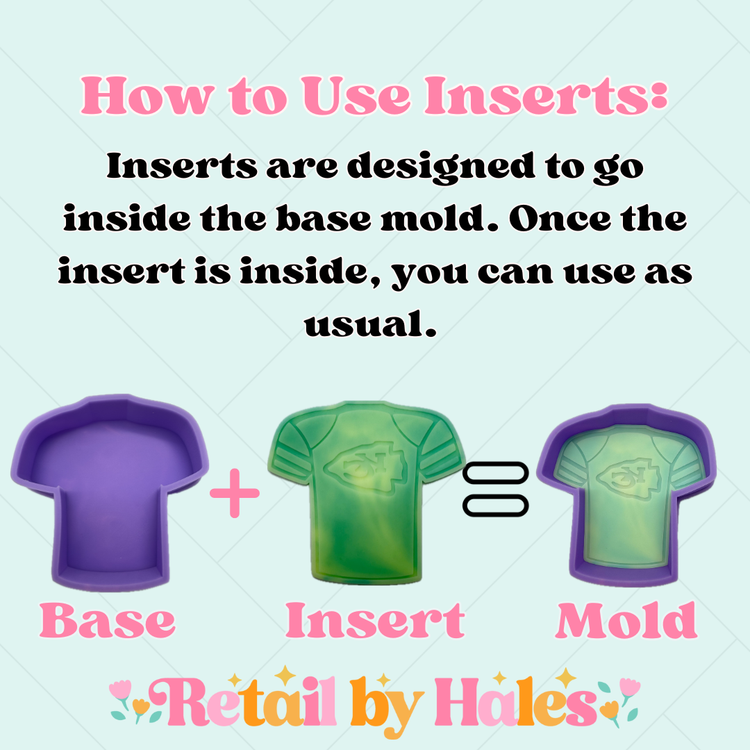 CUSTOM Jersey Insert Freshie Mold