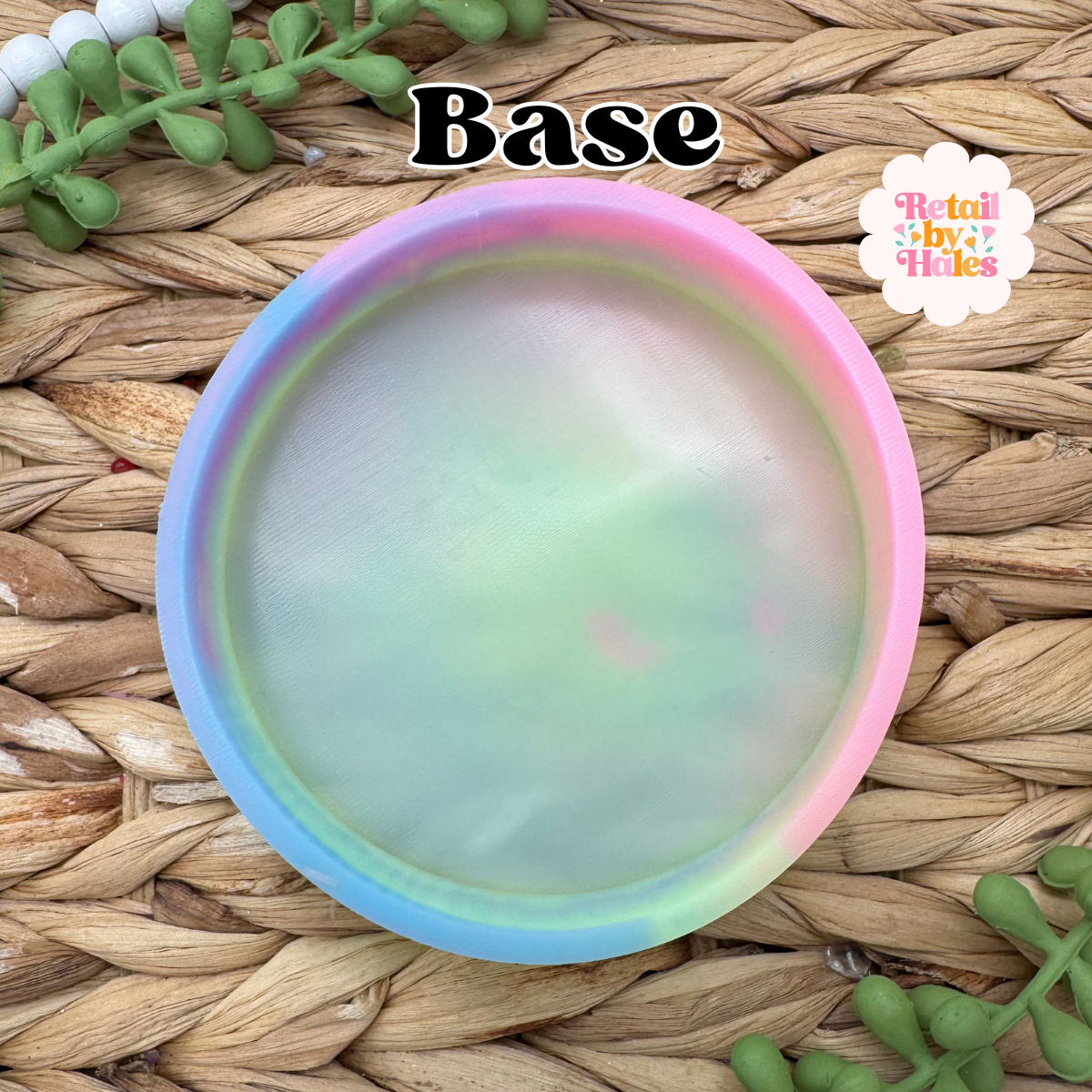 Circle Base for Inserts Freshie Mold
