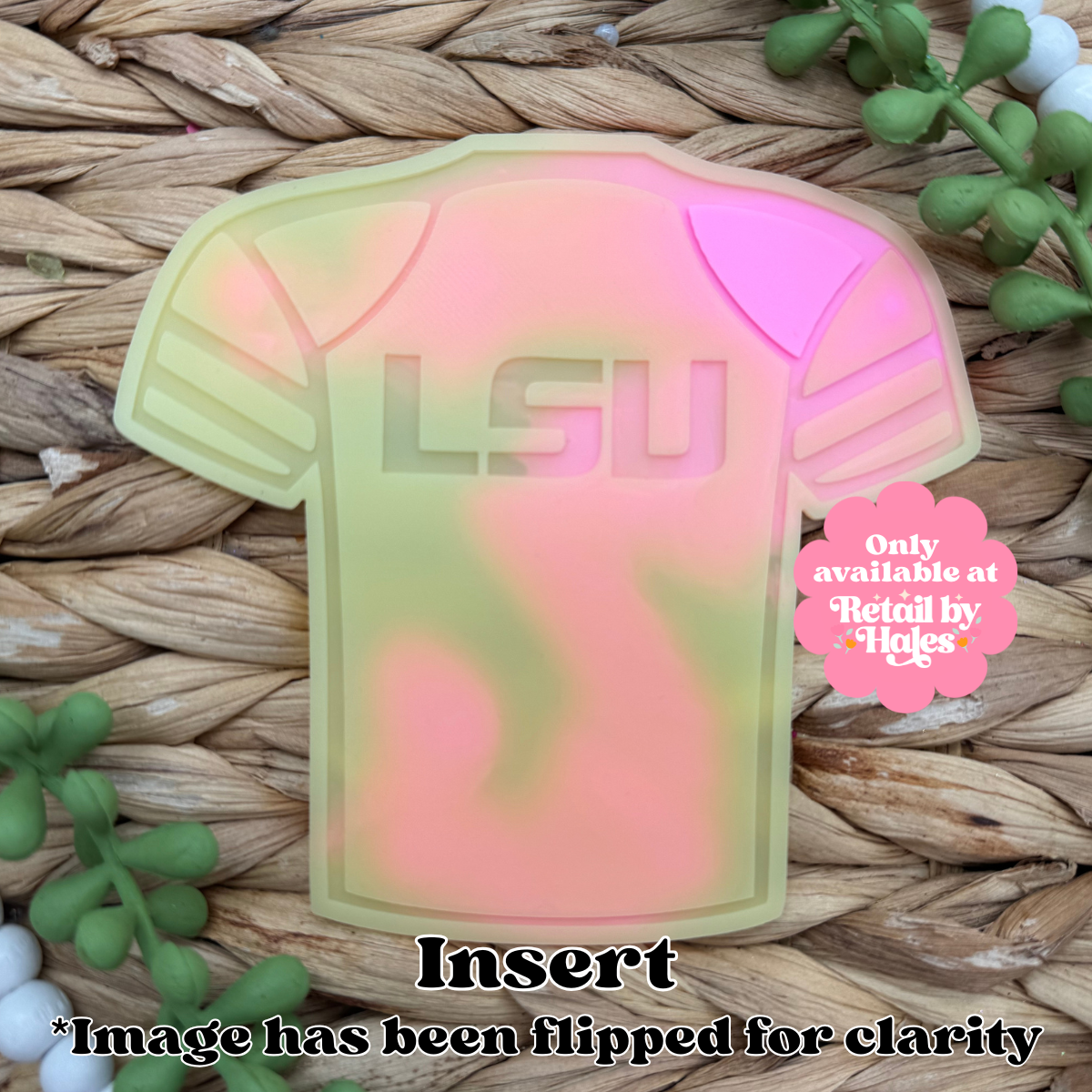 LSU Jersey Insert Freshie Mold