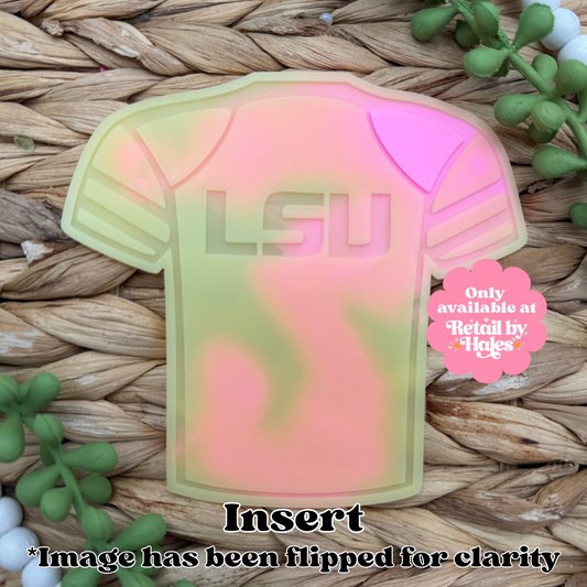 LSU Jersey Insert Freshie Mold