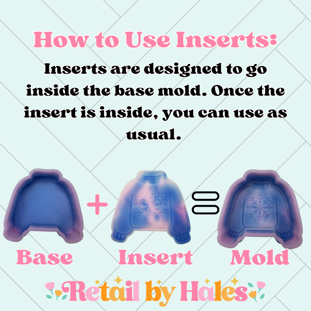 Fox Sweater Insert Freshie Mold