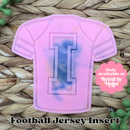I Varsity Letter Football Jersey Insert Freshie Mold