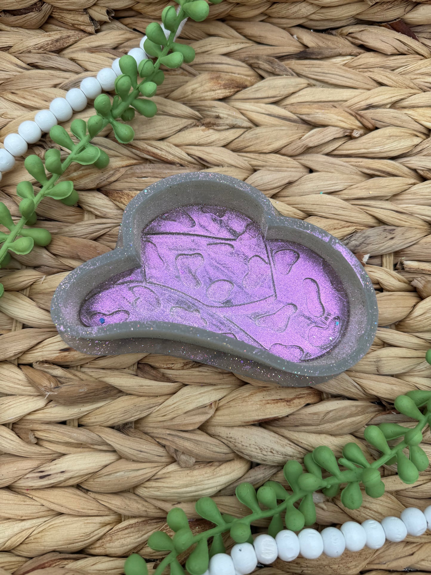 Cowboy Print Cowboy Hat Mold - USED - E2