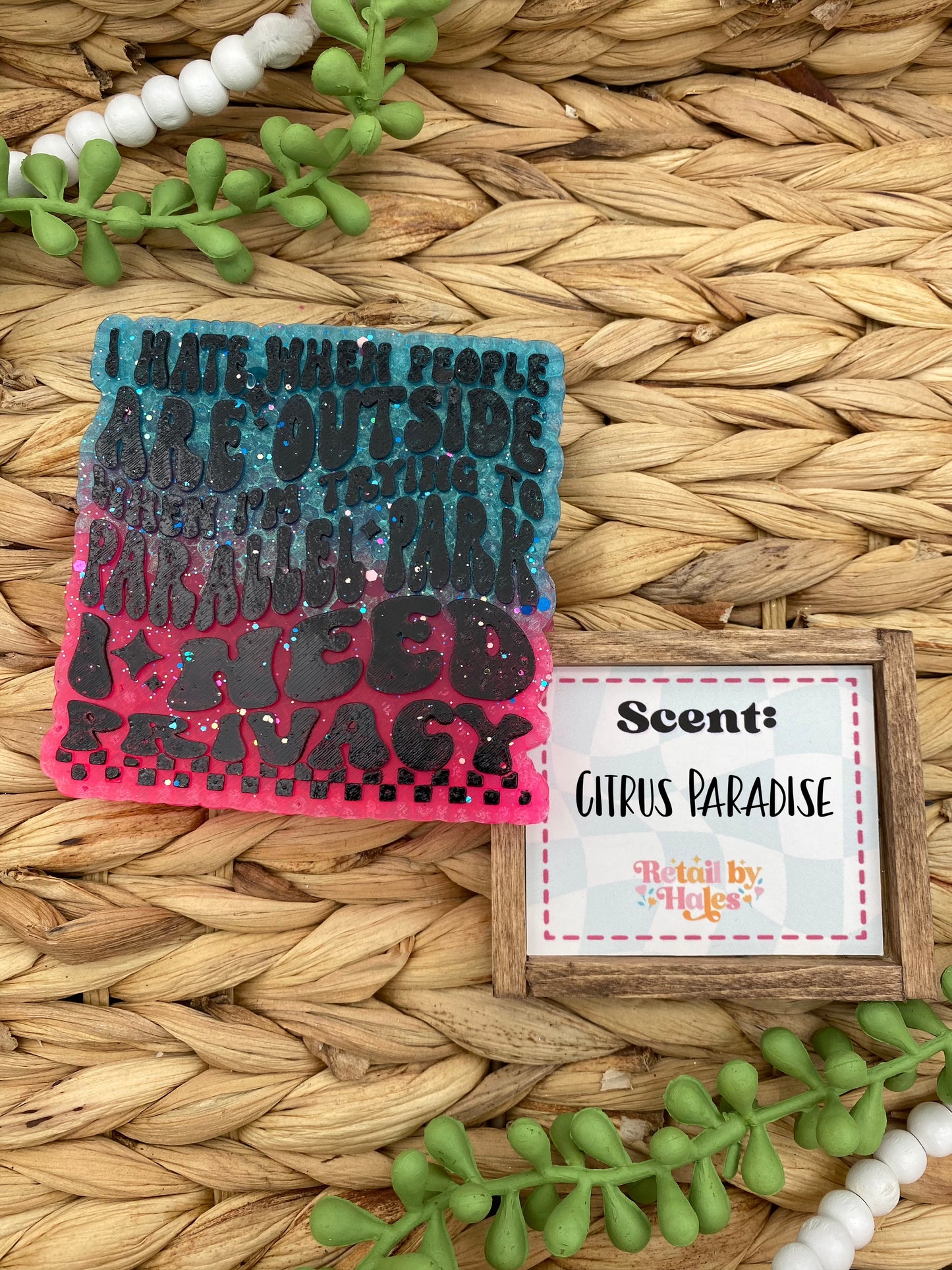 137- Parallel Park- Citrus Paradise -Motel Key, funny, driving