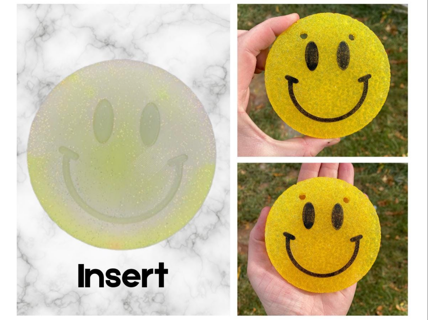 Smile Insert for Circle Freshie Mold
