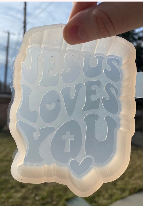Jesus Loves You Mold - USED - Retail by Hales