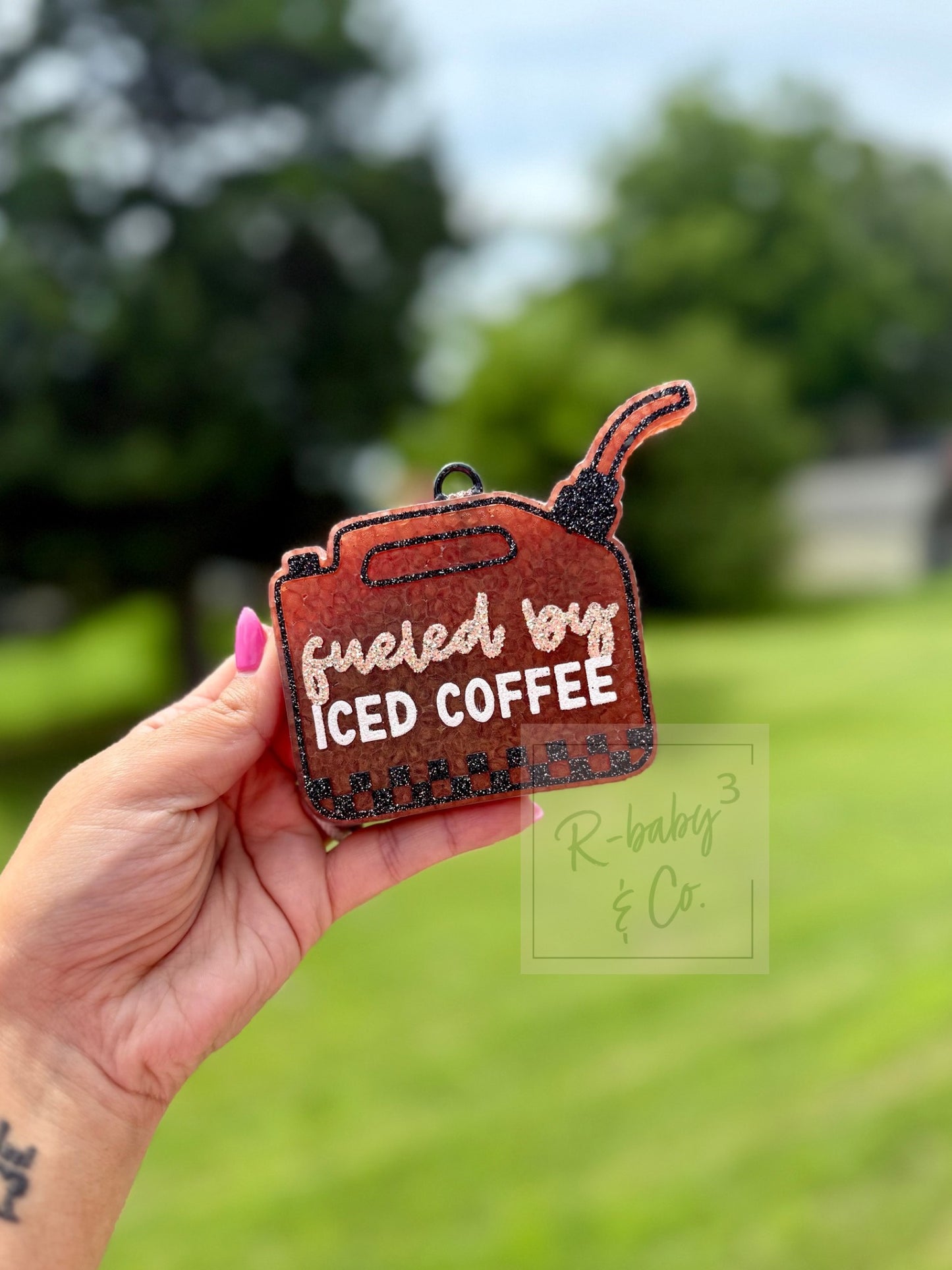 Gas Can Insert- Fueled by Iced Coffee