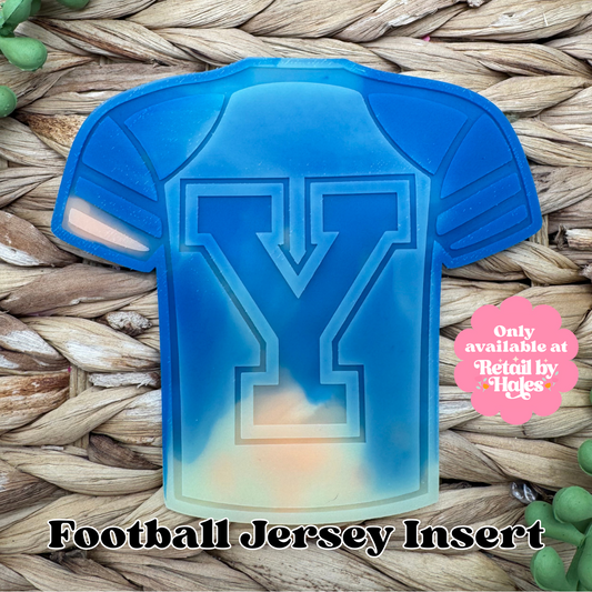 Y Varsity Letter Football Jersey Insert Freshie Mold