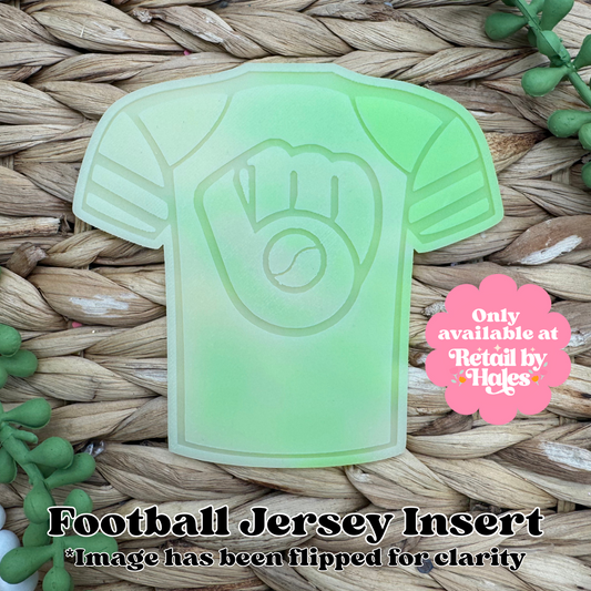 Brewer Football Jersey Insert Freshie Mold