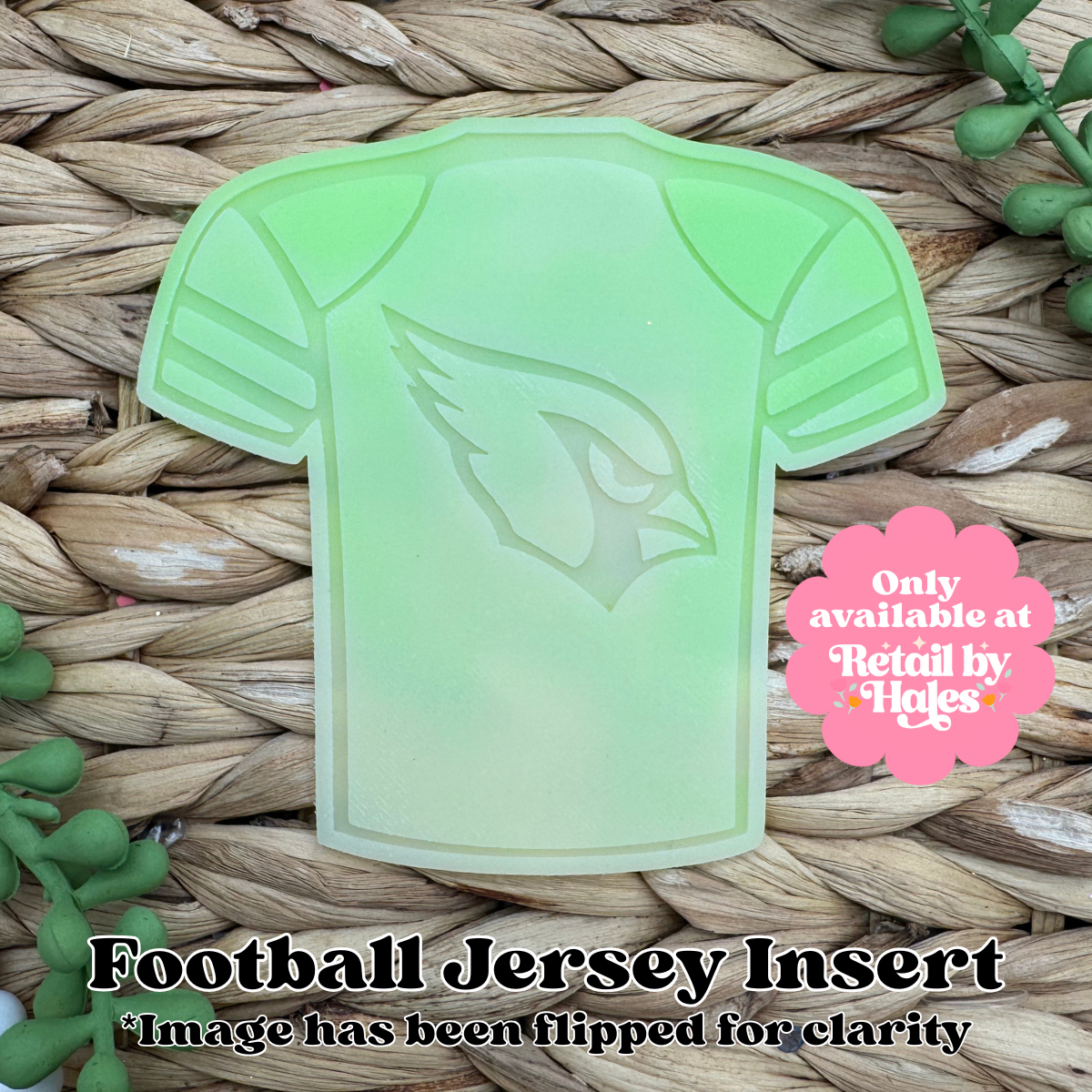 Arizona Cardinals Football Jersey Insert Freshie Mold