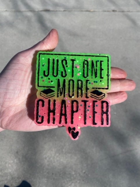 Just One More Chapter Silicone Mold, aroma bead molds, freshie making supplies, popular freshie molds, best selling freshies, book reader