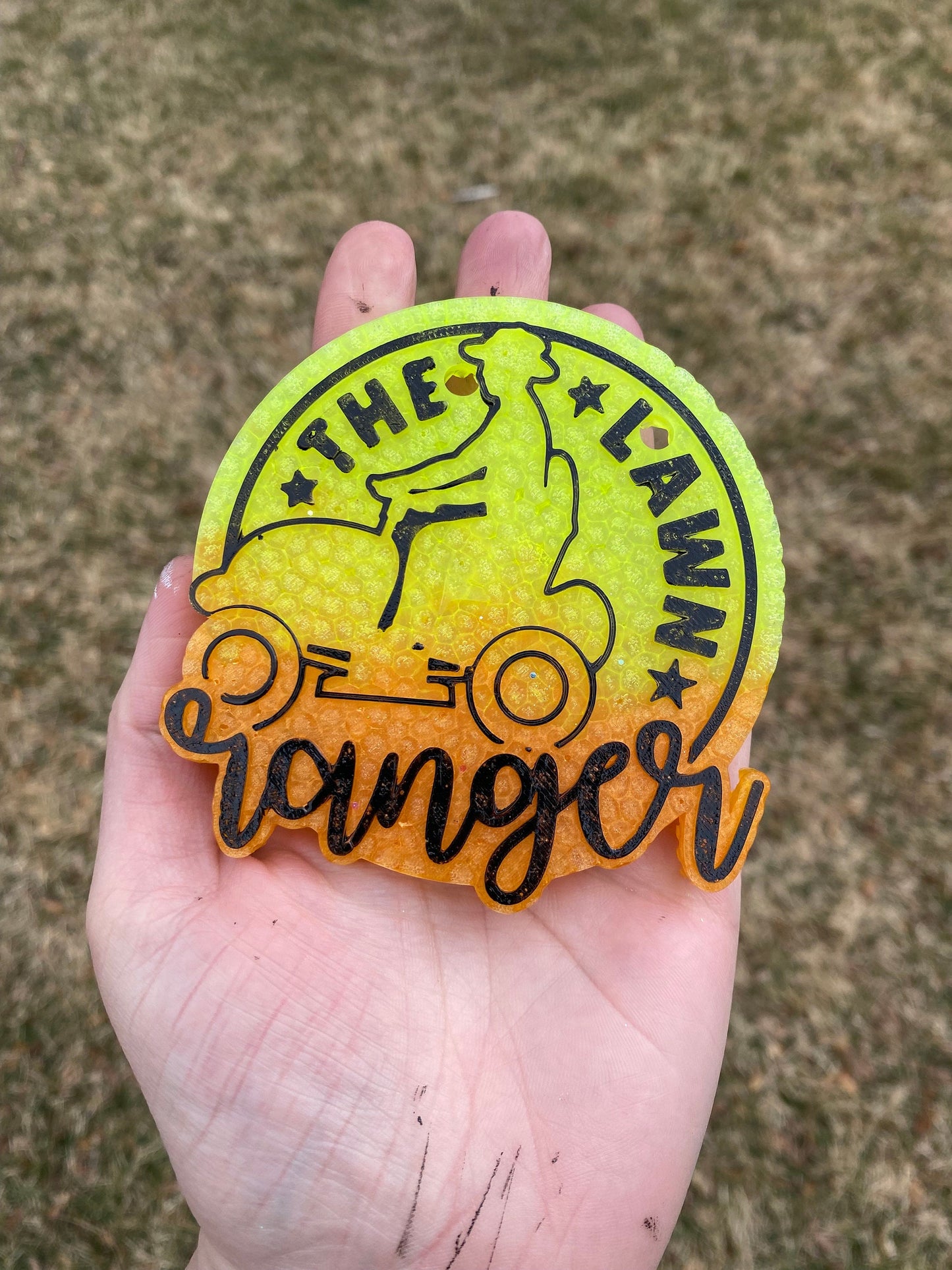 Lawn Ranger Freshie Silicone Mold, fathers day crafts, freshie making supplies, dad freshie supplies, husband freshie ideas, bestselling