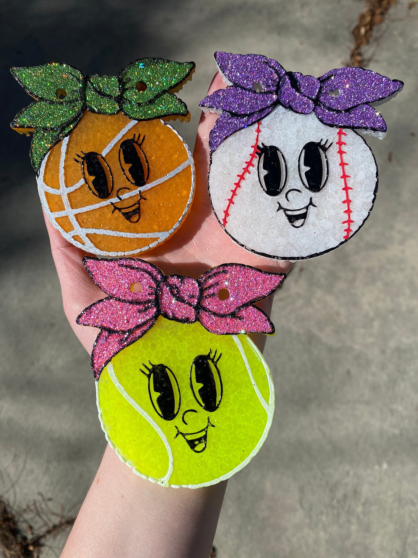 Tennis Ball with Bow Mold