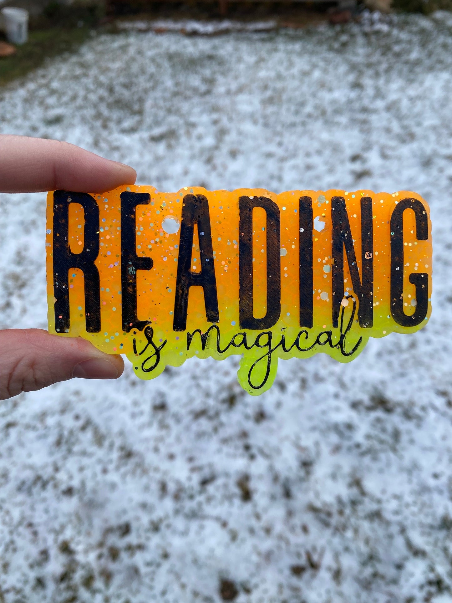 Reading is Magical Freshie Silicone Mold, aroma bead molds, freshie making supplies, popular freshie molds, best selling freshies, book