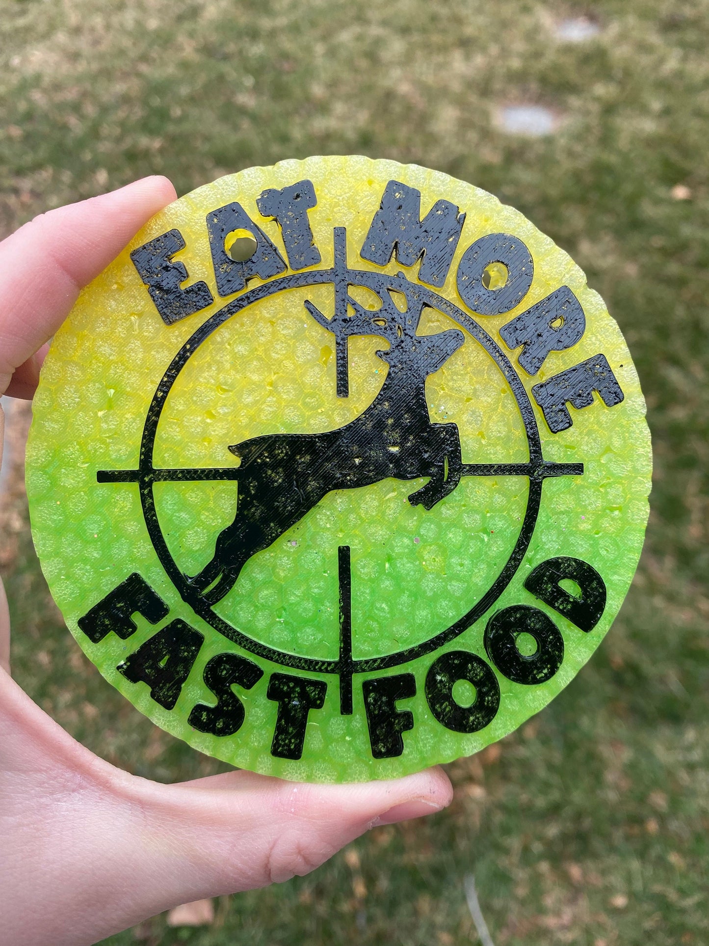 Eat More Fast Food Freshie Silicone Mold, fathers day,hunting freshie making supplies, husband freshie ideas, bestselling dad molds