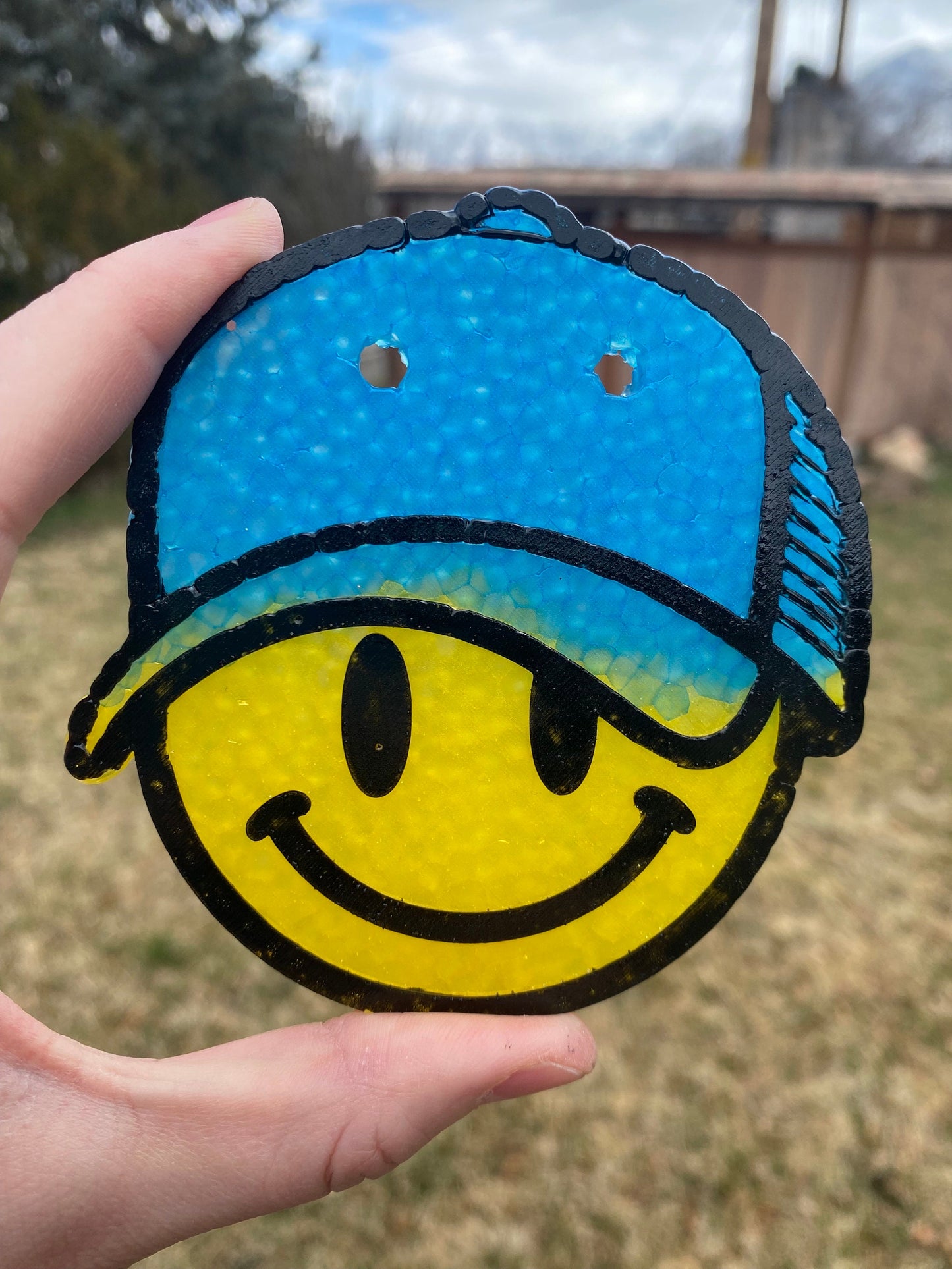 Baseball Cap Freshie Mold, aroma bead silicone mold, freshie making supplies, popular freshie molds, smile with hat mold, cardstock mold