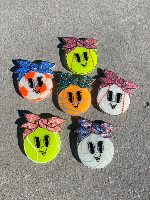 Tennis Ball with Bow Mold