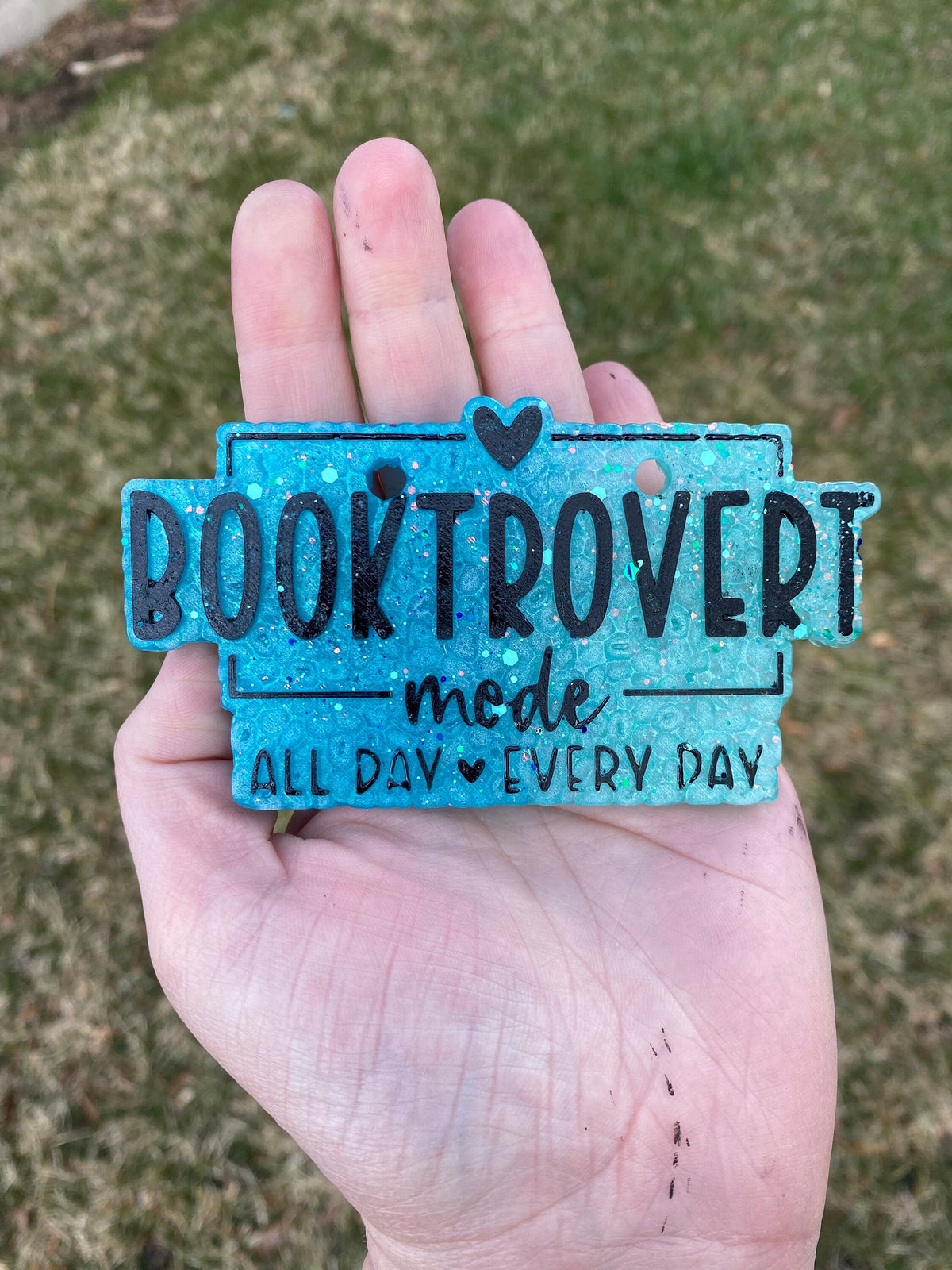 Introvert Book Freshie Silicone Mold, aroma bead molds, freshie making supplies, popular freshie molds, reader freshie molds, concrete mold