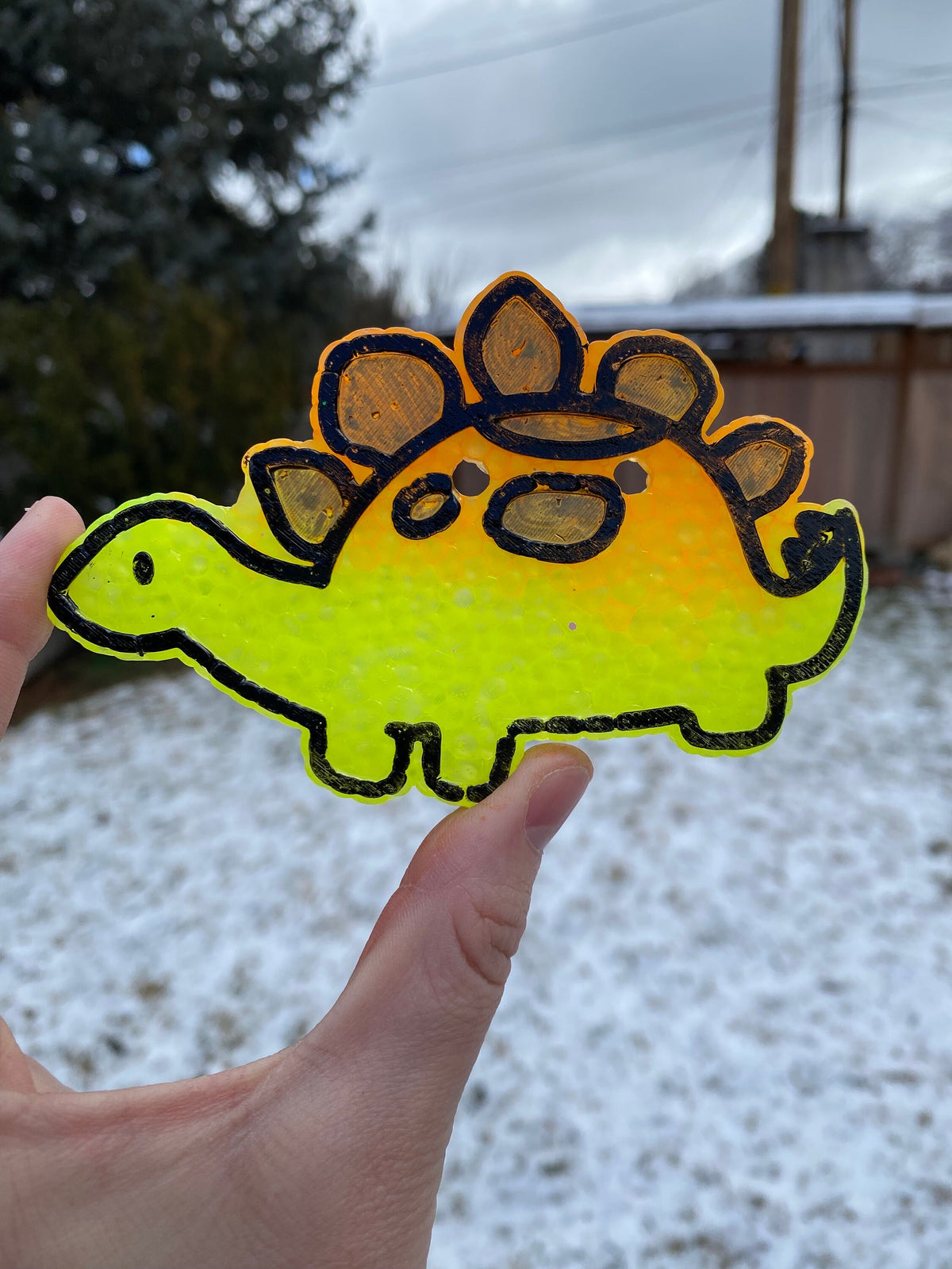 Stegosaurus Freshie Silicone Mold, aroma bead molds, freshie making supplies, animal freshie mold, bestselling freshie molds, dinosaur