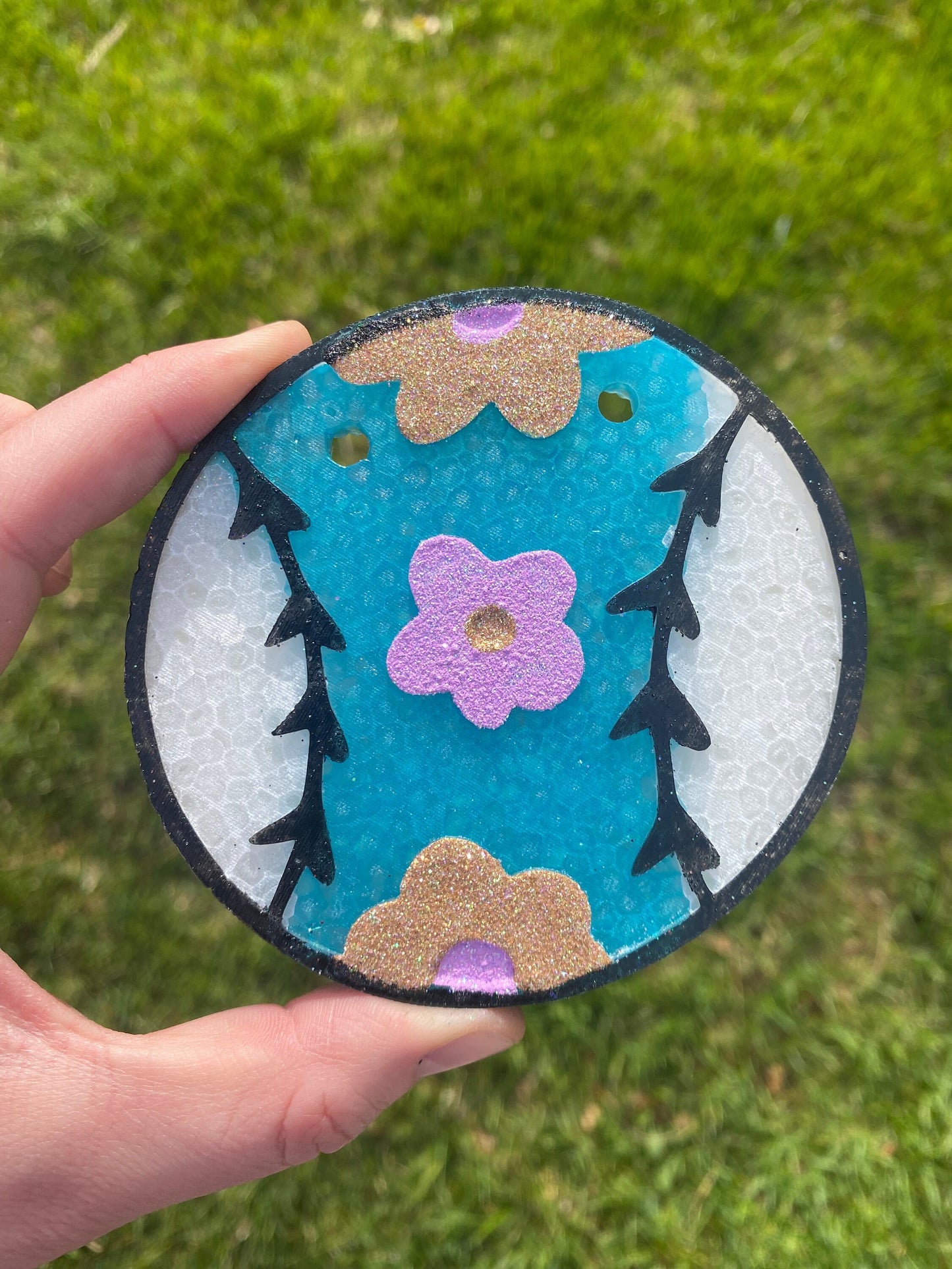 Floral Baseball / Softball Mold, Baseball Freshie Silicone Mold, softball aroma bead molds, freshie making supplies, sport mold
