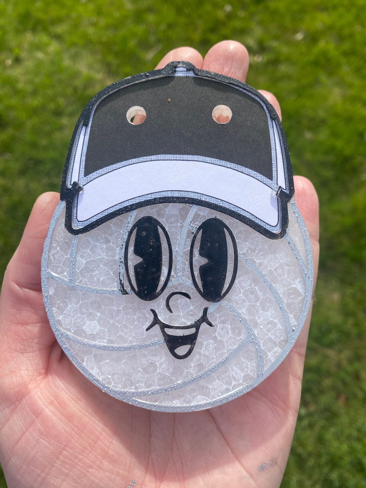 Volleyball Dad Mold, Sport Freshie Molds, Team Silicone Mold, Father's Day Molds, Cardstock Freshie mold, volleyball freshie mold