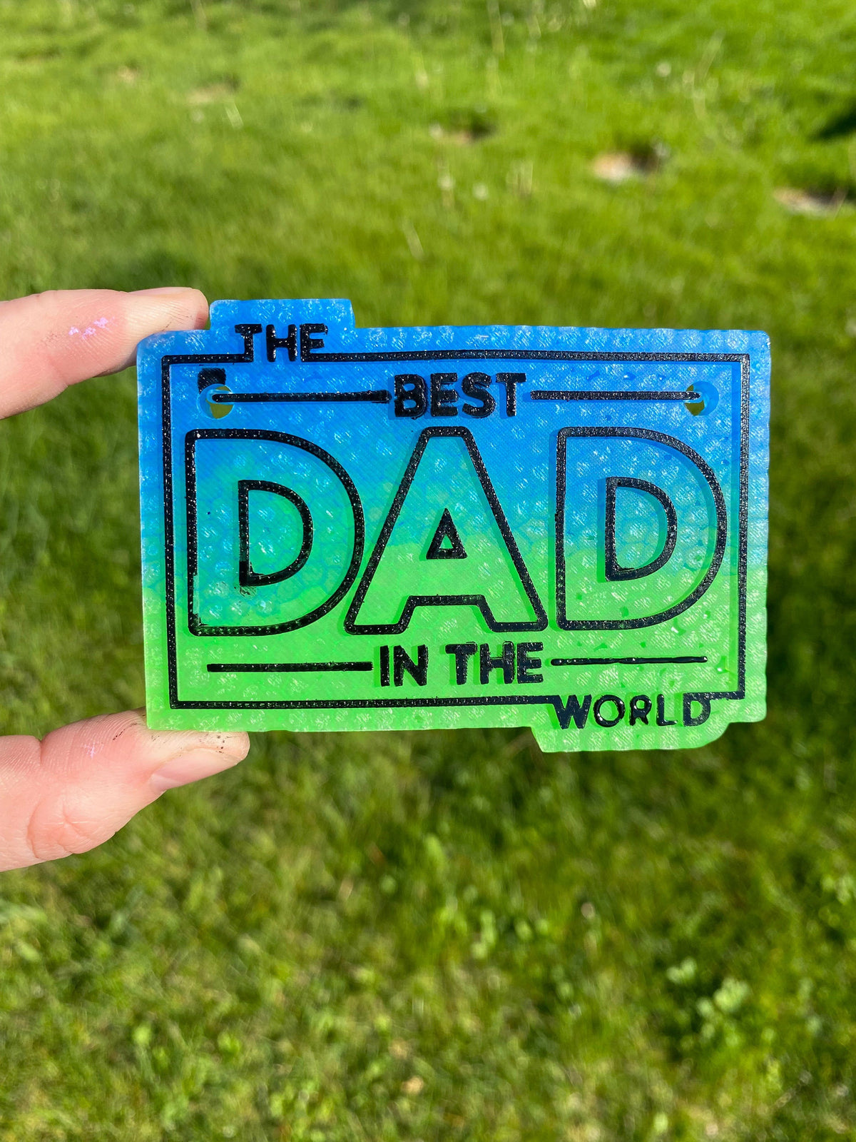 Best Dad in the World Freshie Mold, fathers day freshie mold, freshie making supplies, husband freshie ideas, dad freshie mold, dad silicone