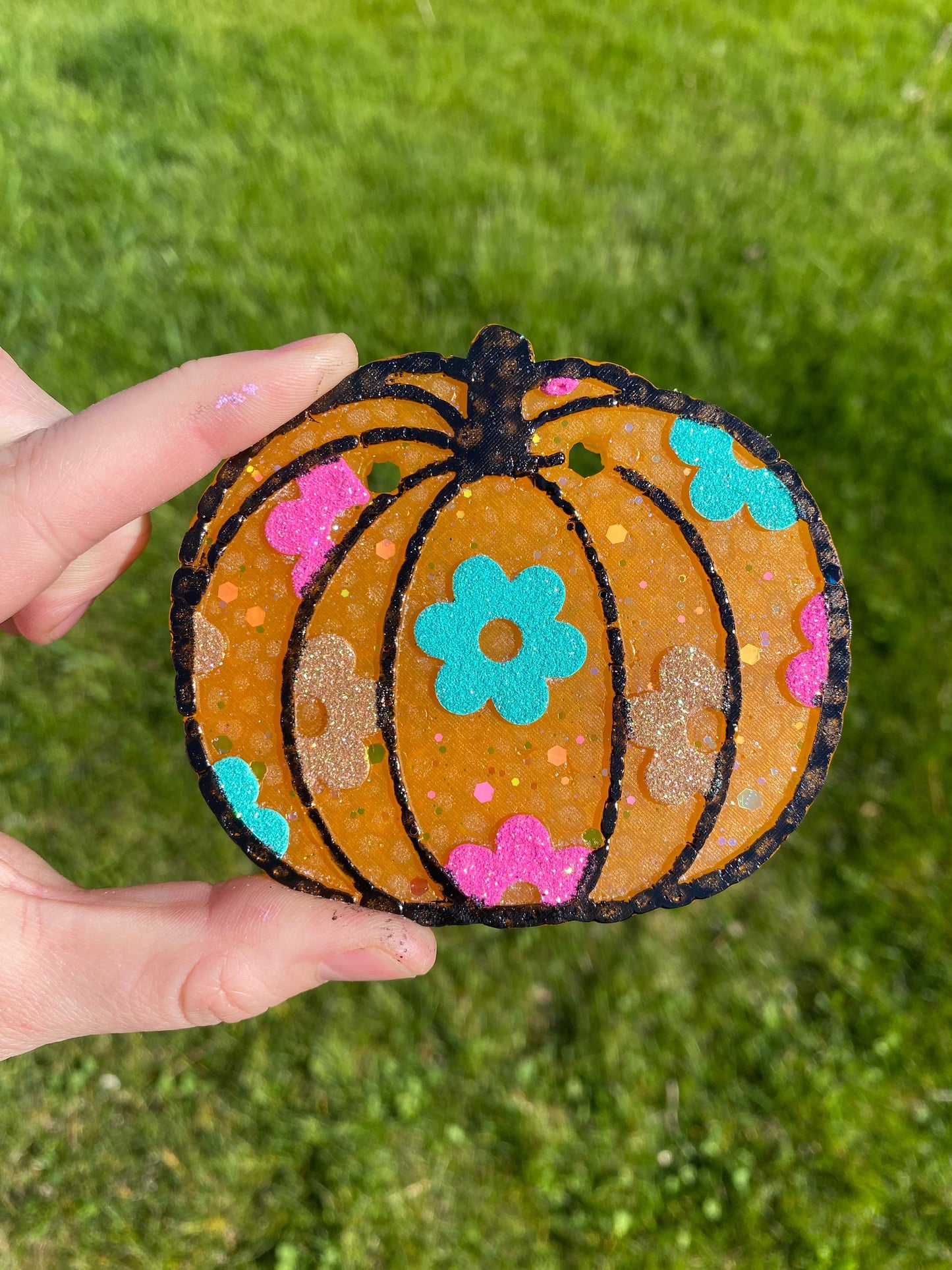 Flower Pumpkin Mold Floral