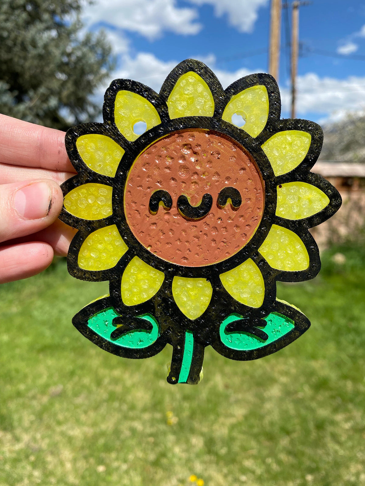 Sunflower Freshie Mold, Flower Silicone Molds, Beginner Freshie Molds, Bestselling freshie molds, popular freshie molds, summer freshie idea