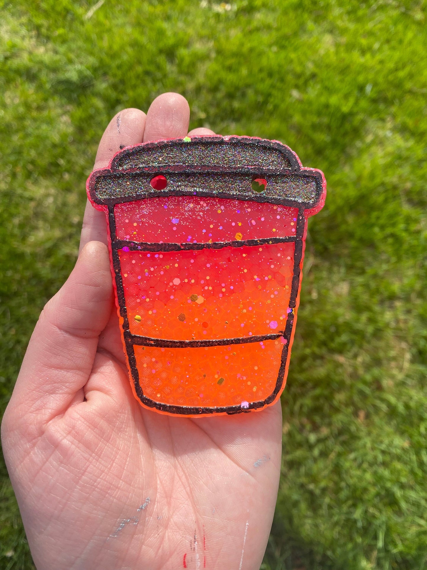 Latte Freshie Mold, bestselling freshie molds, heat safe silicone, soap mold, coffee queen, freshie supplies beginner, coffee shop freshie