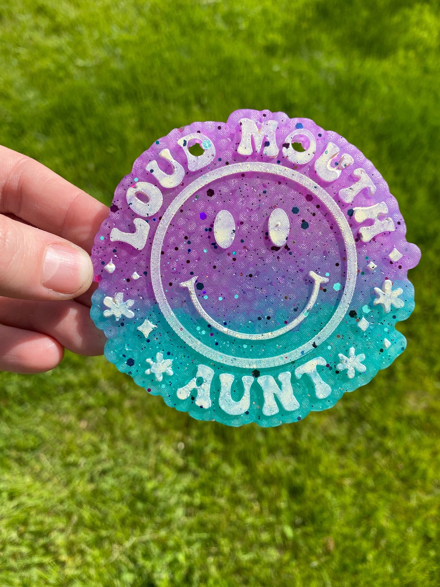 Loud Mouth Aunt Mold, Auntie Freshie Silicone Mold, aroma bead molds, freshie making supplies, aunt freshie mold, bestselling freshie molds