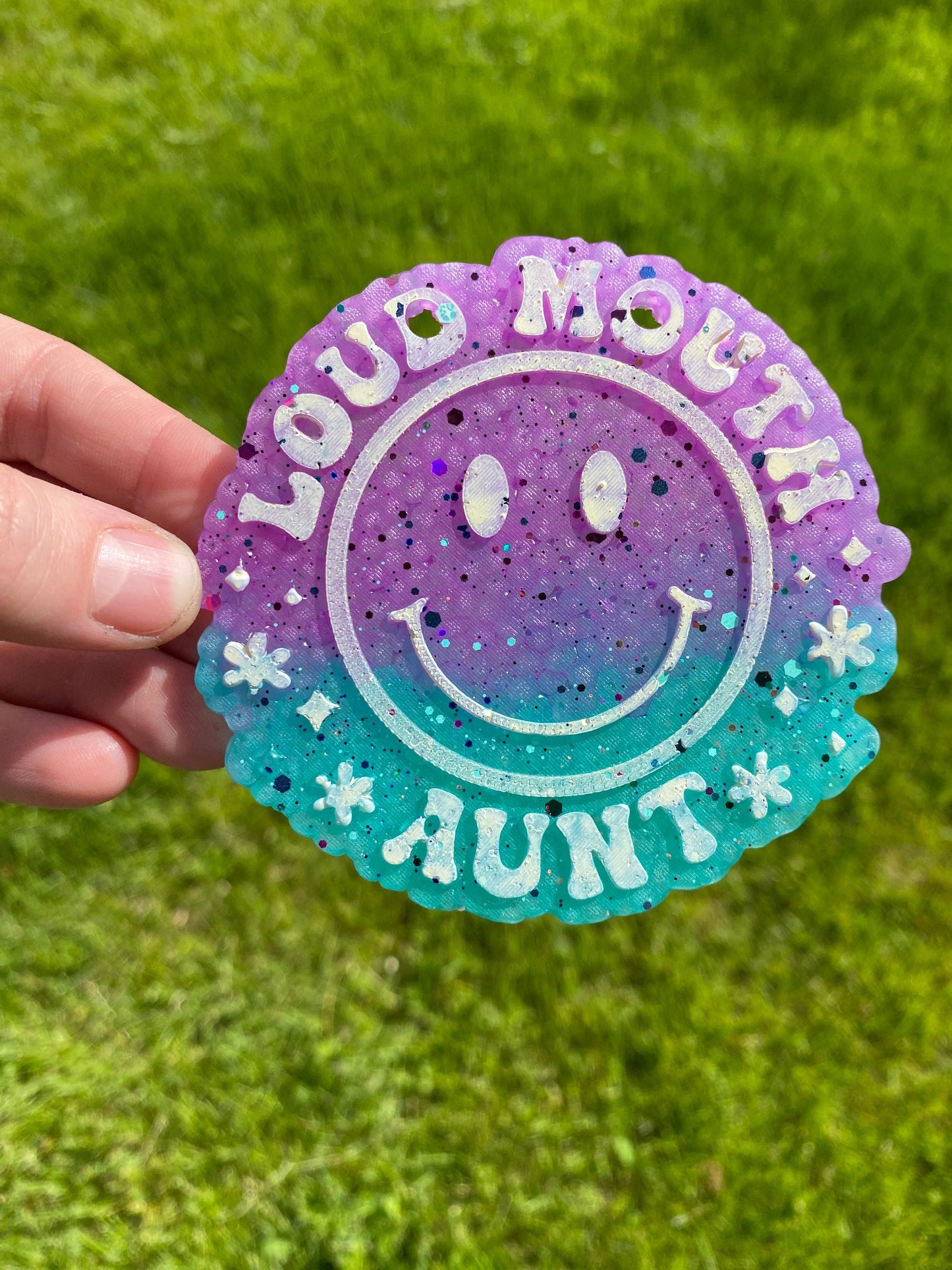 Loud Mouth Aunt Mold, Auntie Freshie Silicone Mold, aroma bead molds, freshie making supplies, aunt freshie mold, bestselling freshie molds