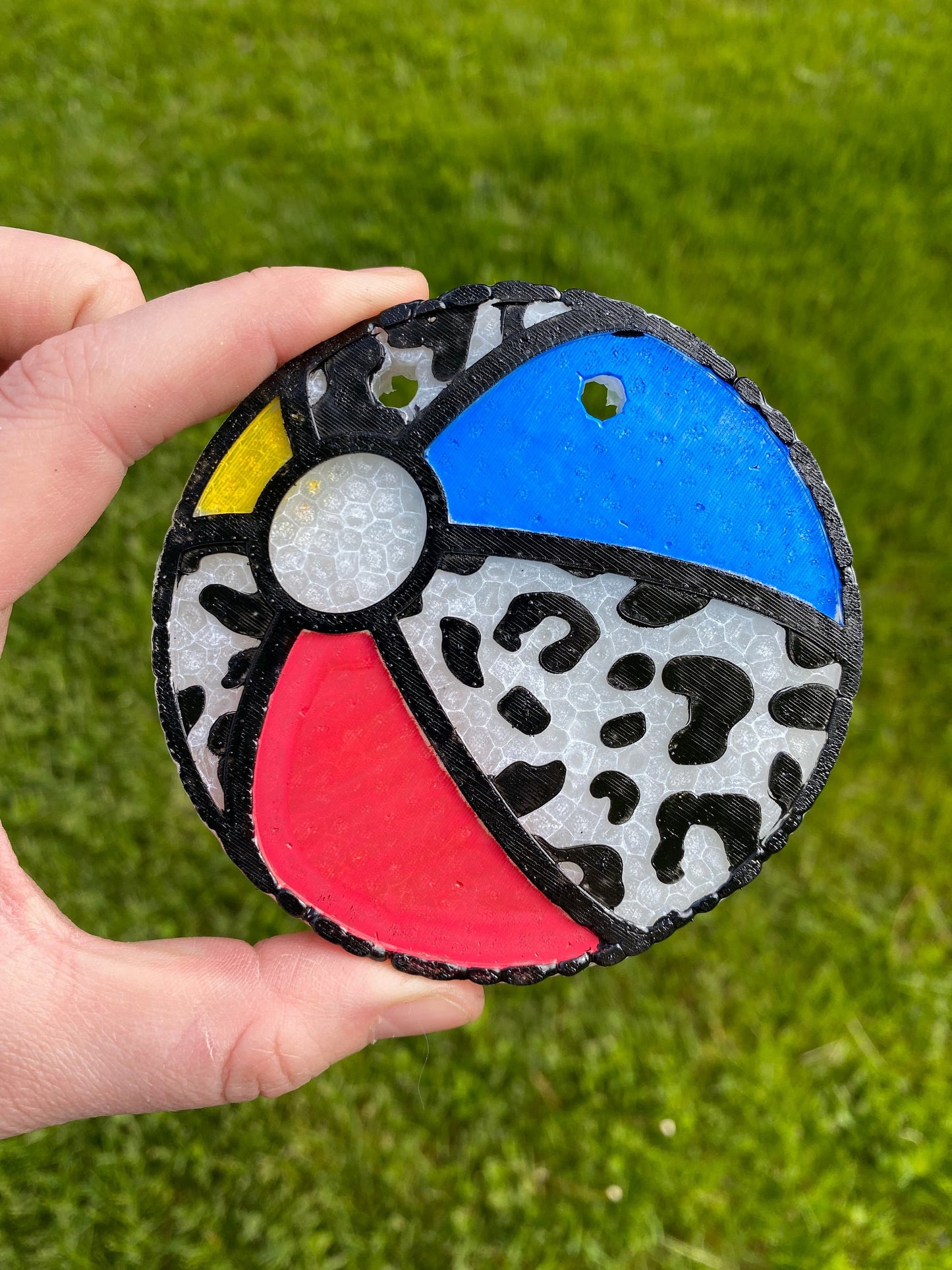 Leopard Print Beach Ball Mold, Summer Freshie Molds, Sun Freshie Mold, Beach Silicone Mold, Easy Cardstock Molds for Beginner, Popular Molds